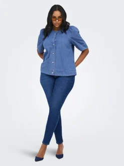 CARALLY Middels høy midje Skinny Fit Jeans