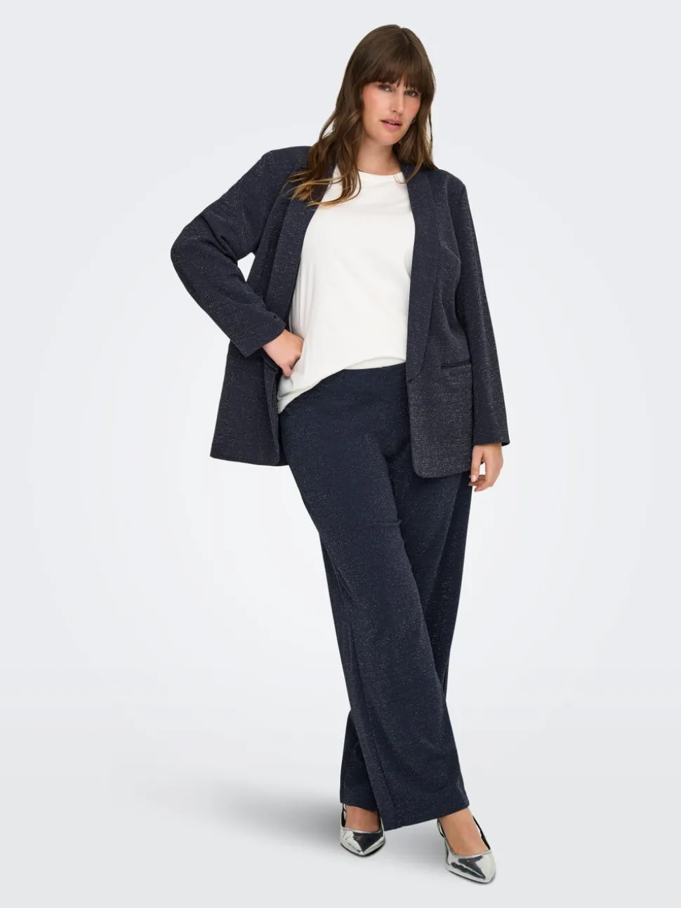 CARALYA Wide Leg Fit Bukser med vide ben