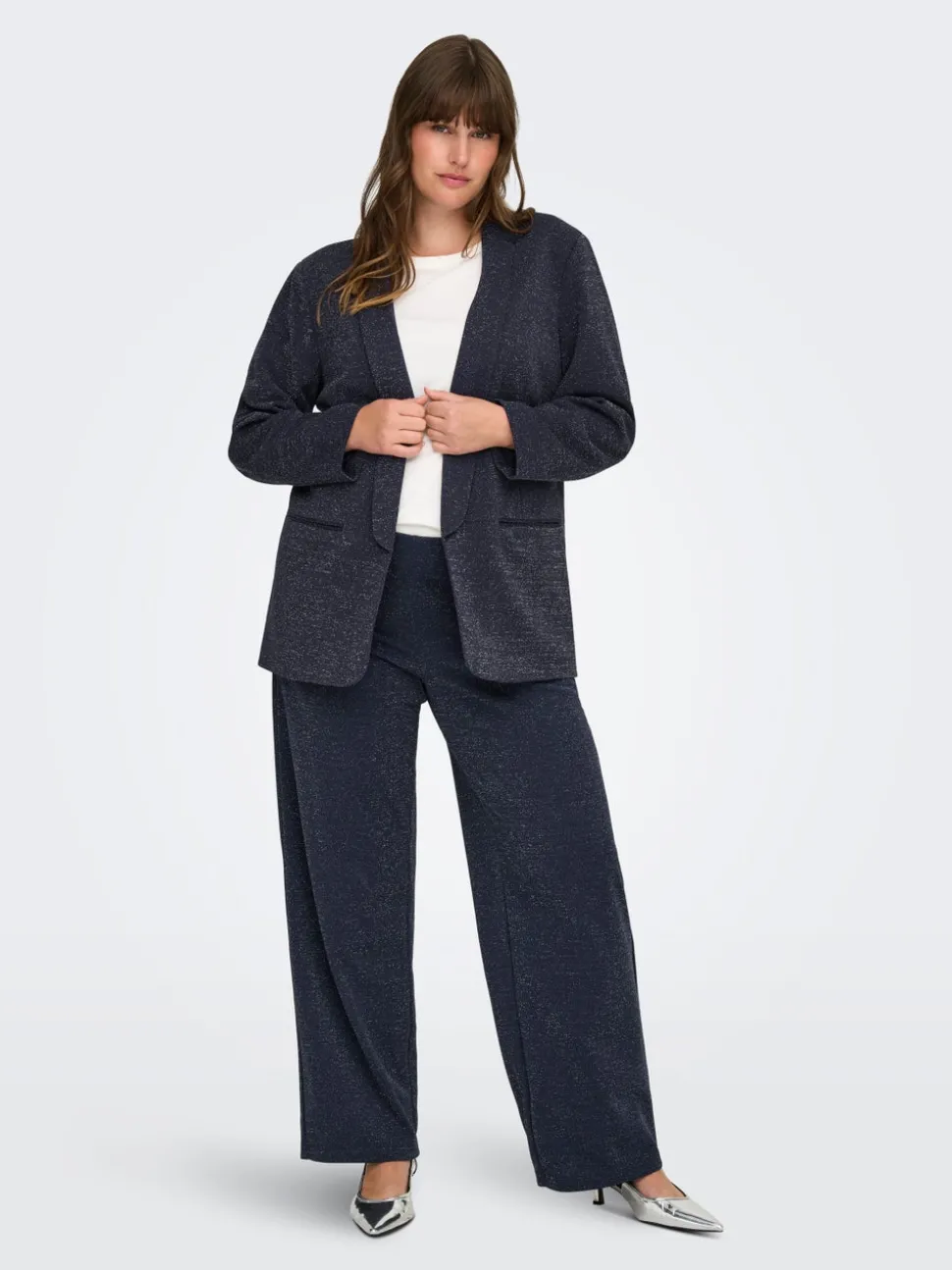 CARALYA Wide Leg Fit Bukser med vide ben
