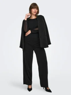 CARALYA Wide Leg Fit Bukser med vide ben