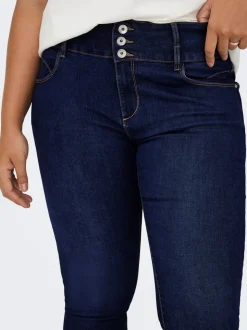 CARANNA Høy midje Skinny Fit Ankellengde Jeans
