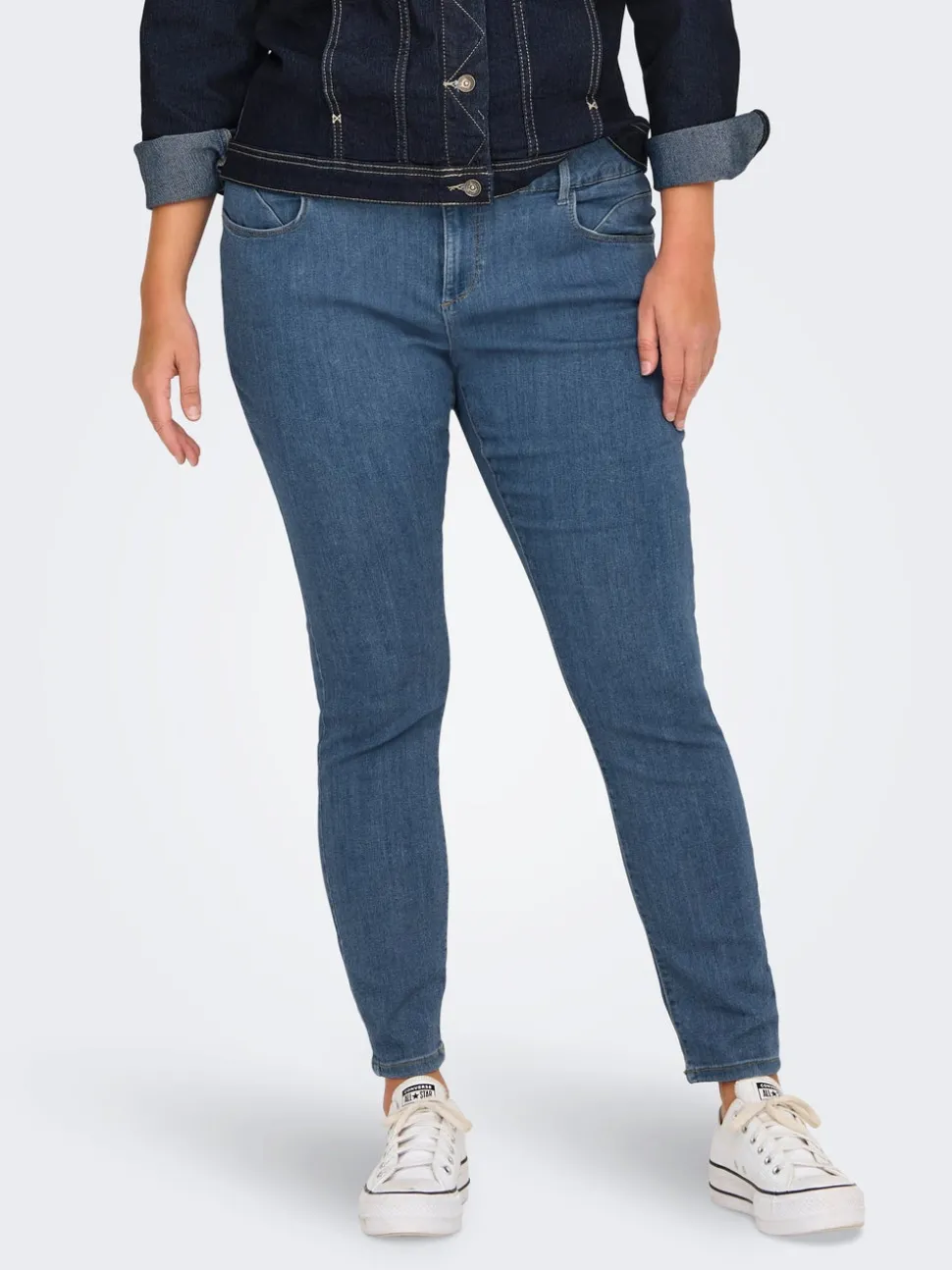 CARANNA Middels høy midje Skinny Fit Jeans