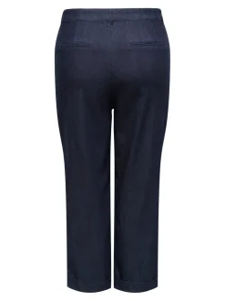 CARASHBY Straight Fit Cropped Jeans
