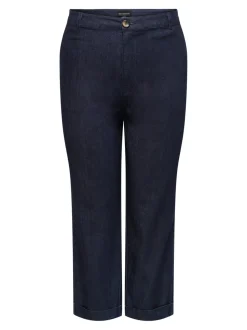 CARASHBY Straight Fit Cropped Jeans