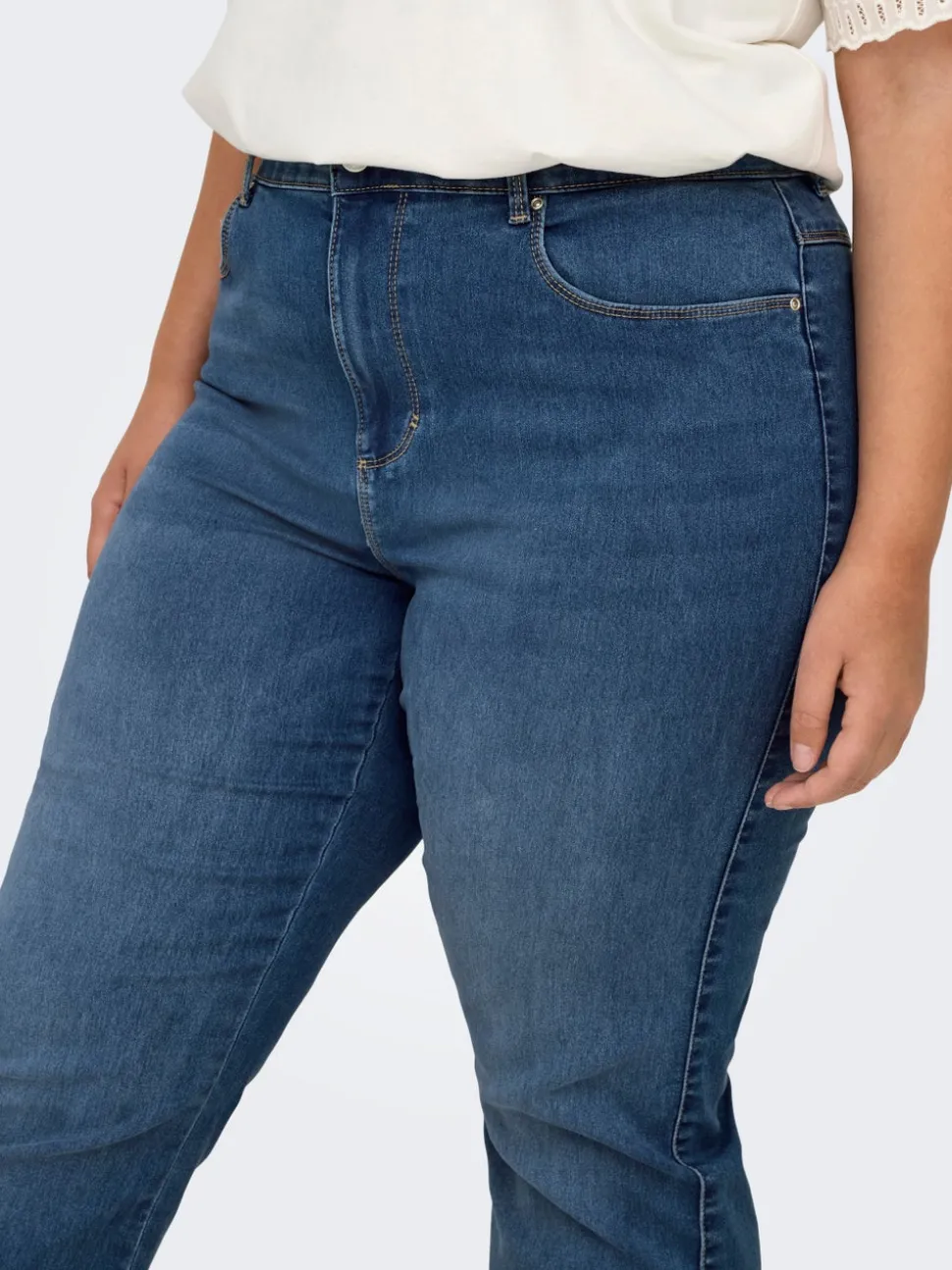 -CARAUGUSTA Høy midje Straight Fit Jeans