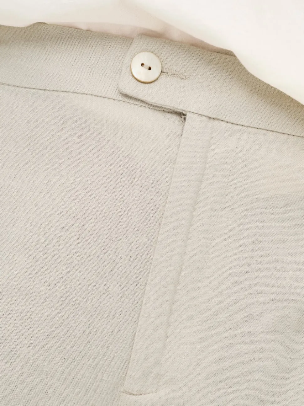 CARCARO Høy midje Regular Fit Lin Bermudashorts