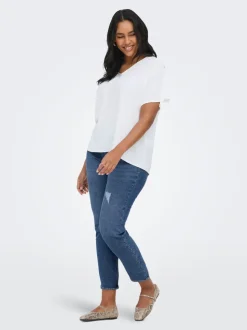 CARCATWALK Høy midje Mom Fit Ankellengde Jeans