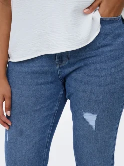 CARCATWALK Høy midje Mom Fit Ankellengde Jeans