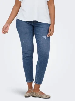 CARCATWALK Høy midje Mom Fit Ankellengde Jeans