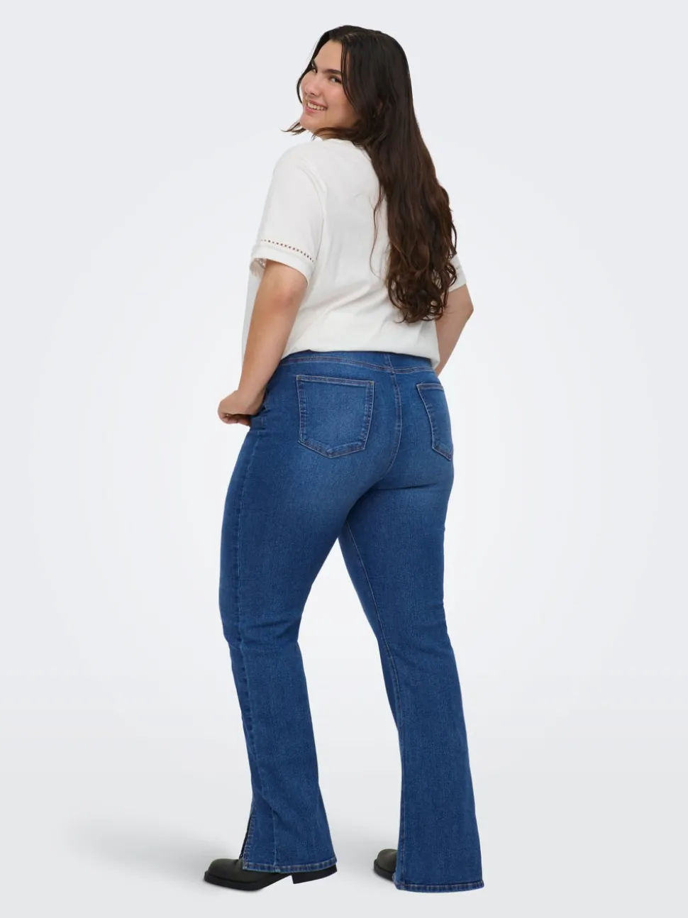 CARCHRISTINE Høy midje Flared Fit Jeans