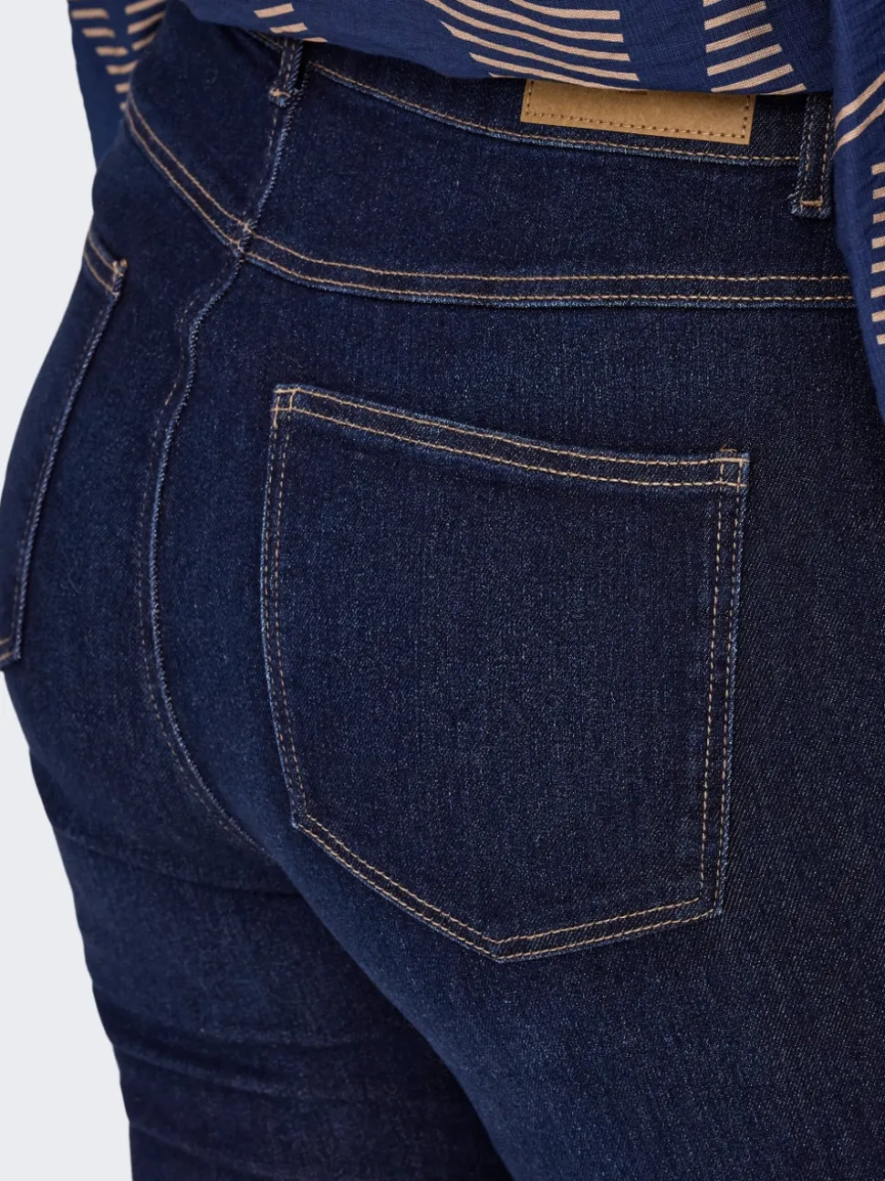 CARCRUZ Høy midje Skinny Fit Ankellengde Jeans