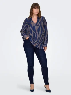 CARCRUZ Høy midje Skinny Fit Ankellengde Jeans