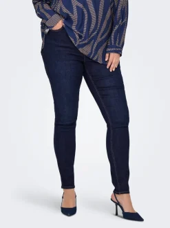 CARCRUZ Høy midje Skinny Fit Ankellengde Jeans