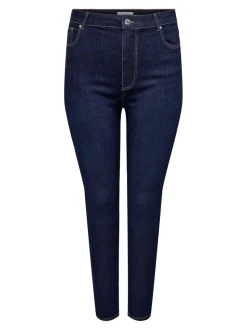 CARCRUZ Høy midje Skinny Fit Ankellengde Jeans