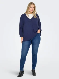 CARCRUZ Høy midje Skinny Fit Ankellengde Jeans
