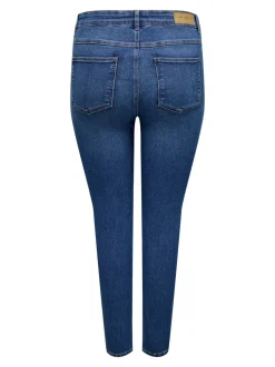 CARCRUZ Høy midje Skinny Fit Ankellengde Jeans