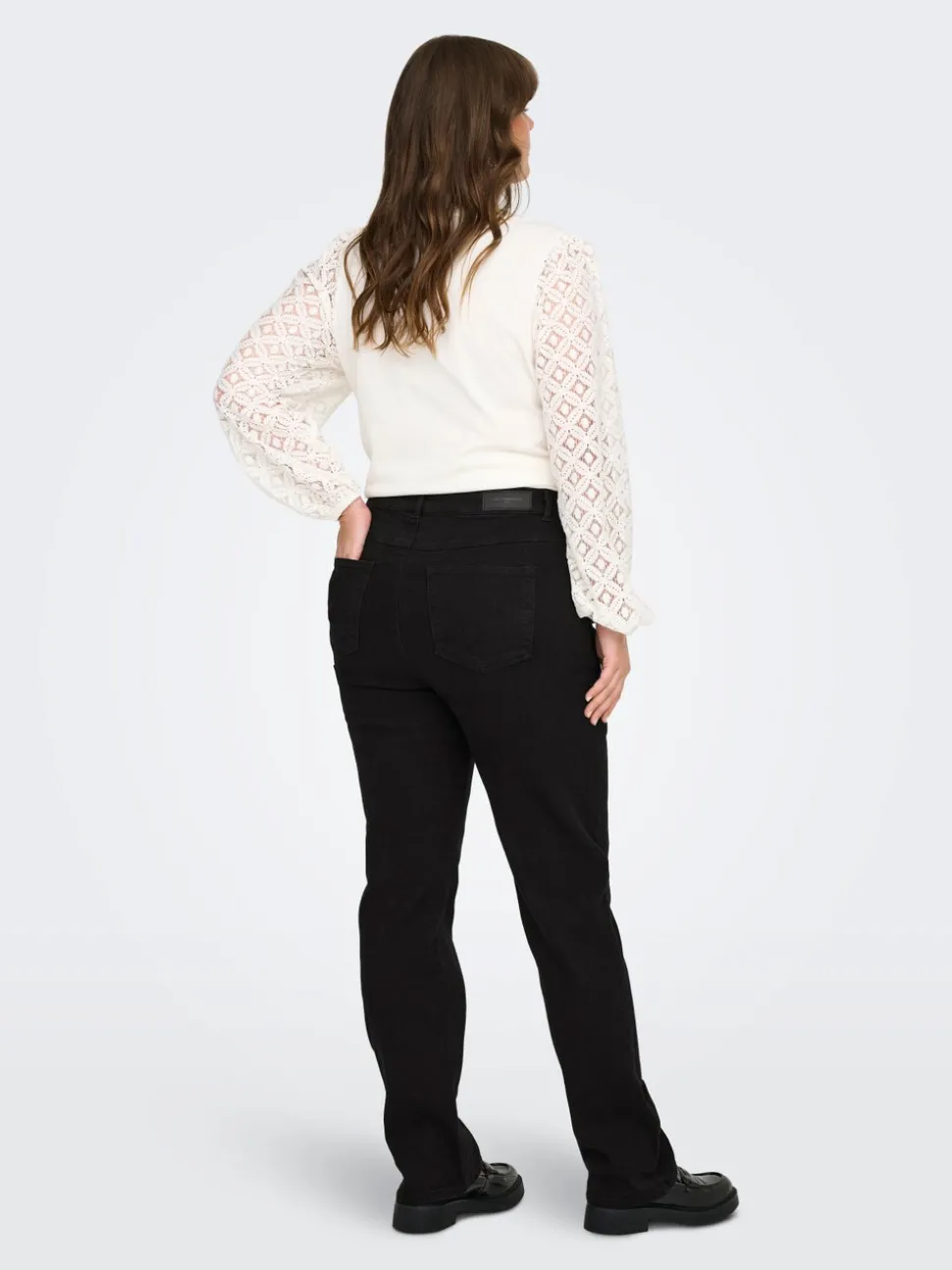 CARCRUZ Høy midje Straight Fit Jeans