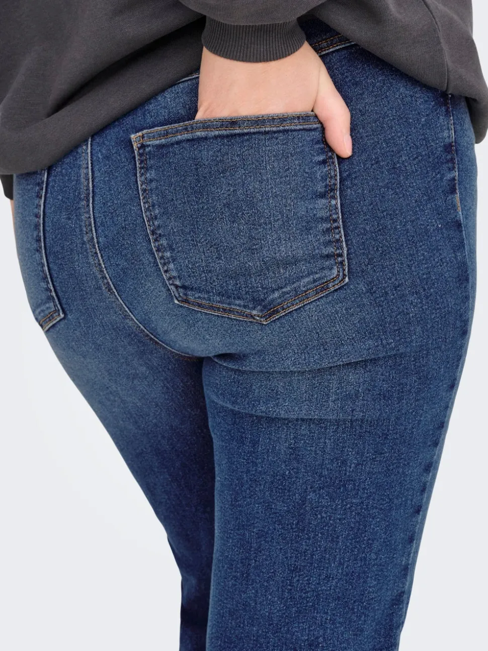 CARCRUZ Høy midje Straight Fit Jeans