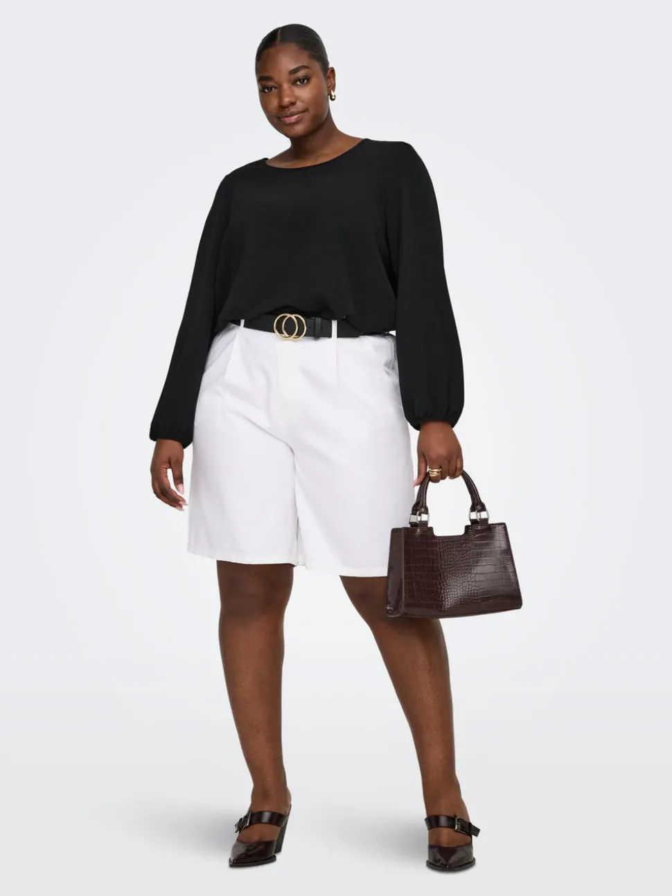 CARDAVINA-SOFT Middels høy midje Loose fit Bermudashorts