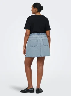 CAREDEN Denim Denimskjørt Kort skjørt