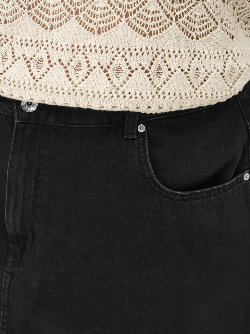 CAREDEN Denim Denimskjørt Kort skjørt