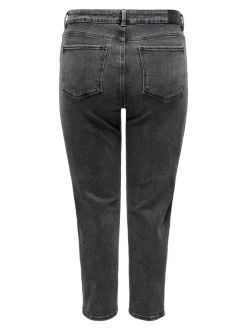 CAREMILY Høy midje Straight Fit Jeans