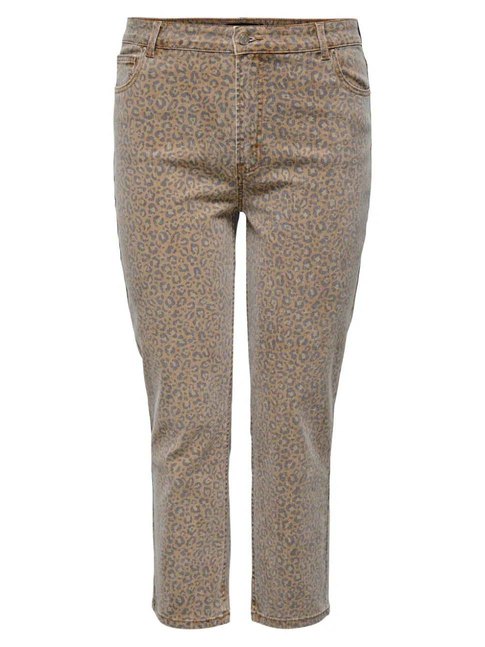 CAREMILY Høy midje Straight Fit Ankellengde Jeans