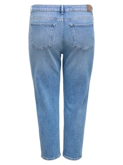 CAREMILY Høy midje Straight Fit Jeans