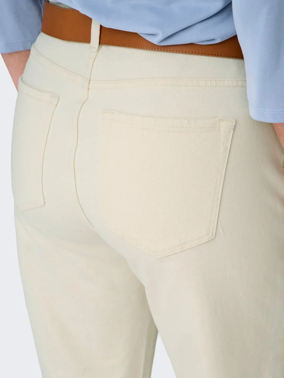 CAREMILY Høy midje Straight Fit Jeans