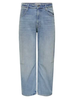 CARFRANKIE Høy midje Barrel-passform Ankellengde Jeans