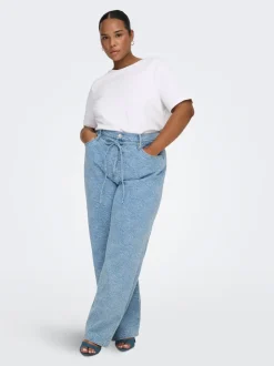 CARGIANNA Middels høy midje Straight Fit Jeans