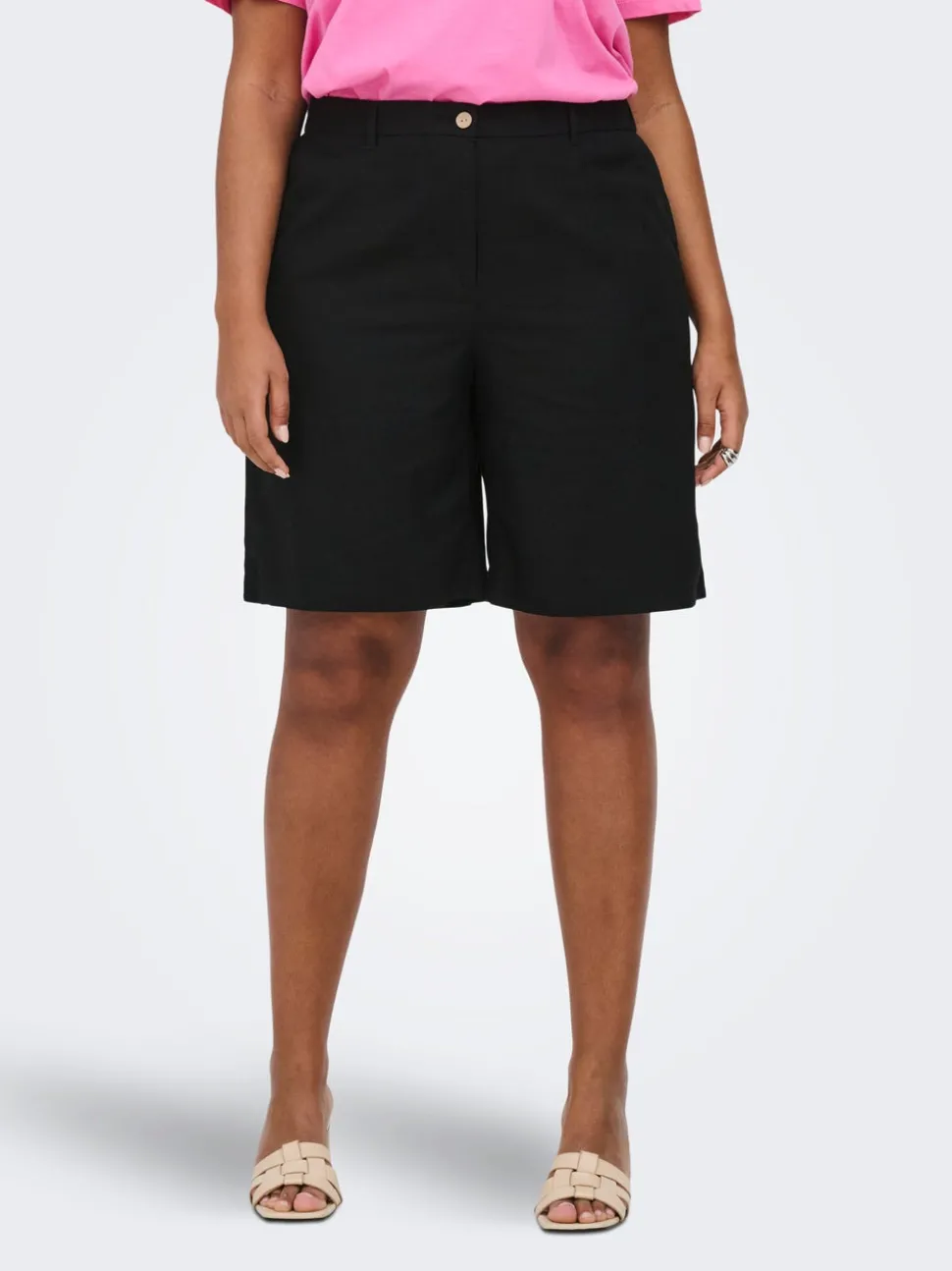 CARGOA Loose fit Lin Skreddersydd shorts