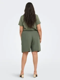 CARGOA Loose fit Lin Skreddersydd shorts