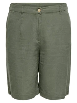 CARGOA Loose fit Lin Skreddersydd shorts
