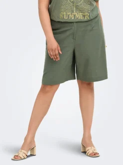 CARGOA Loose fit Lin Skreddersydd shorts
