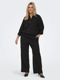 CARGOA Straight Fit Lin Bukser