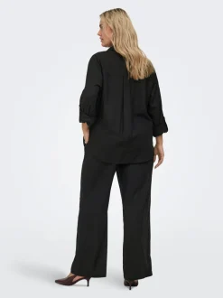 CARGOA Straight Fit Lin Bukser