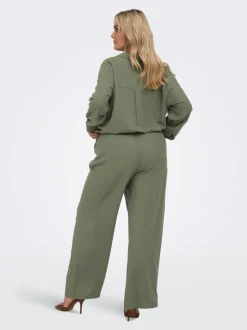 CARGOA Straight Fit Lin Bukser