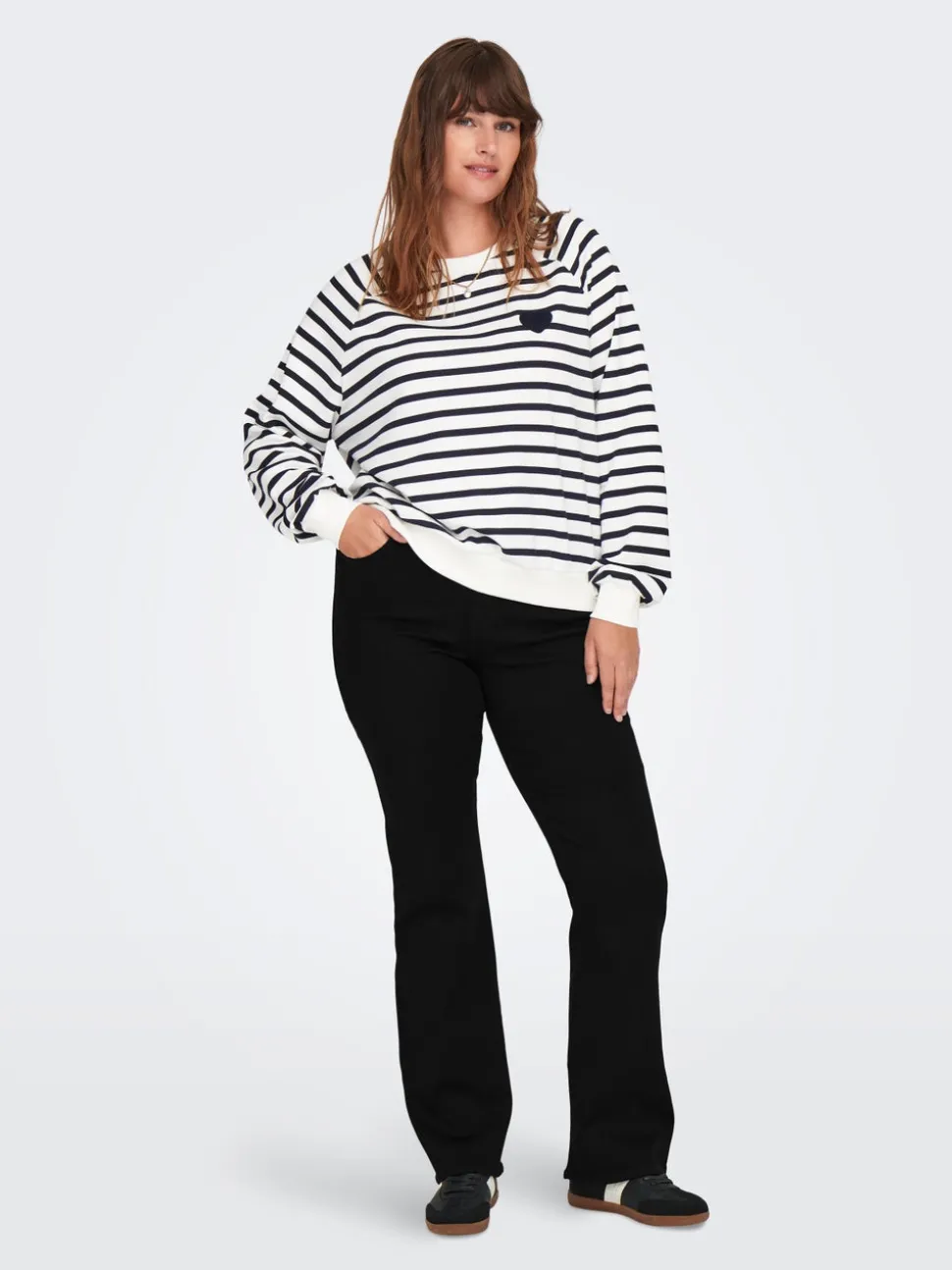 CARHELLA Middels høy midje Retro Flared Fit Jeans