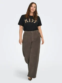 CARHOPE Wide Leg Fit Bukser med vide ben