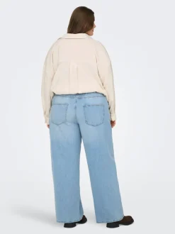 CARJAY Høy midje Wide Leg Fit Jeans