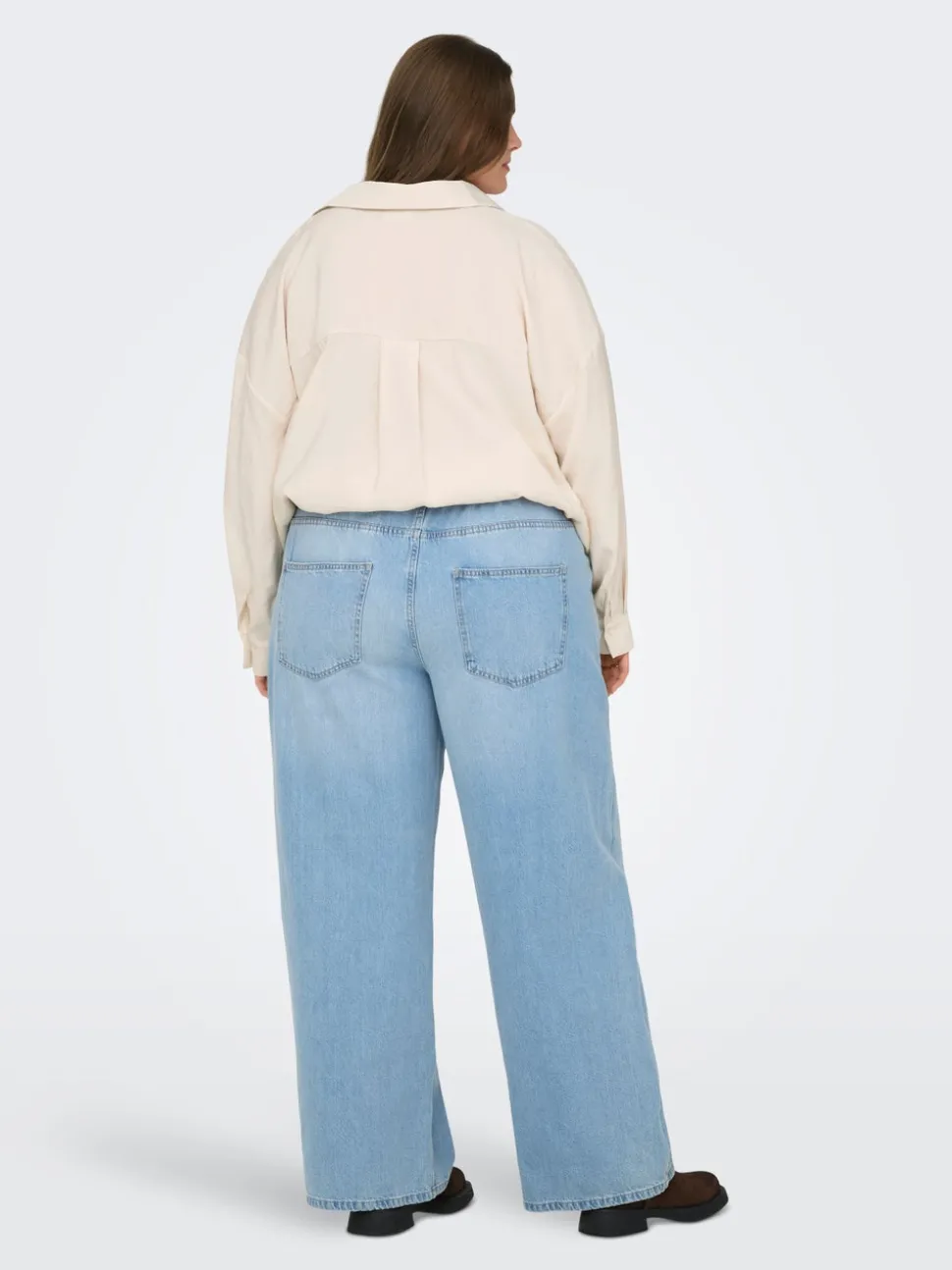 CARJAY Høy midje Wide Leg Fit Jeans