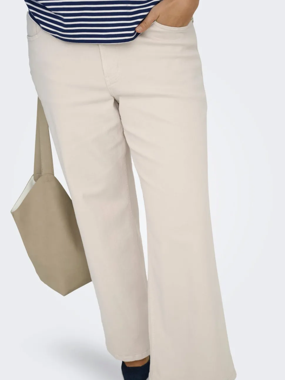 CARJUICY Høy midje Wide Leg Fit Jeans