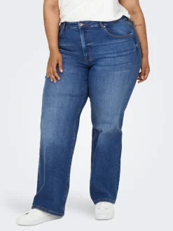 CARJUICY Høy midje Wide Leg Fit Jeans