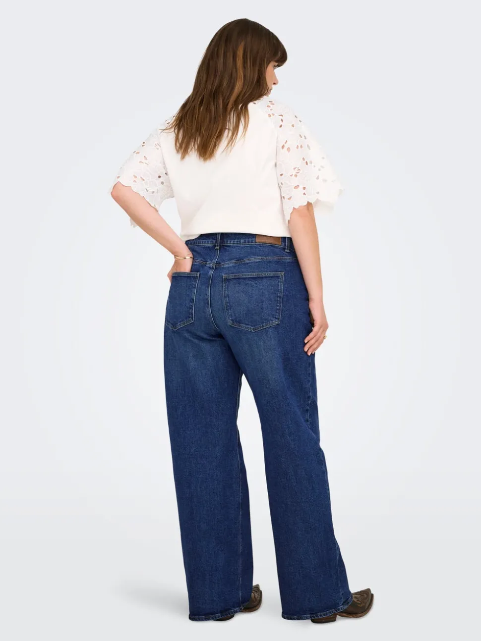 CARJUICY Høy midje Wide Leg Fit Jeans