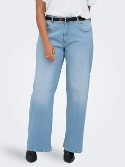 CARJUICY Høy midje Wide Leg Fit Jeans