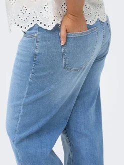 CARJULLES Lav midje Wide Leg Fit Jeans
