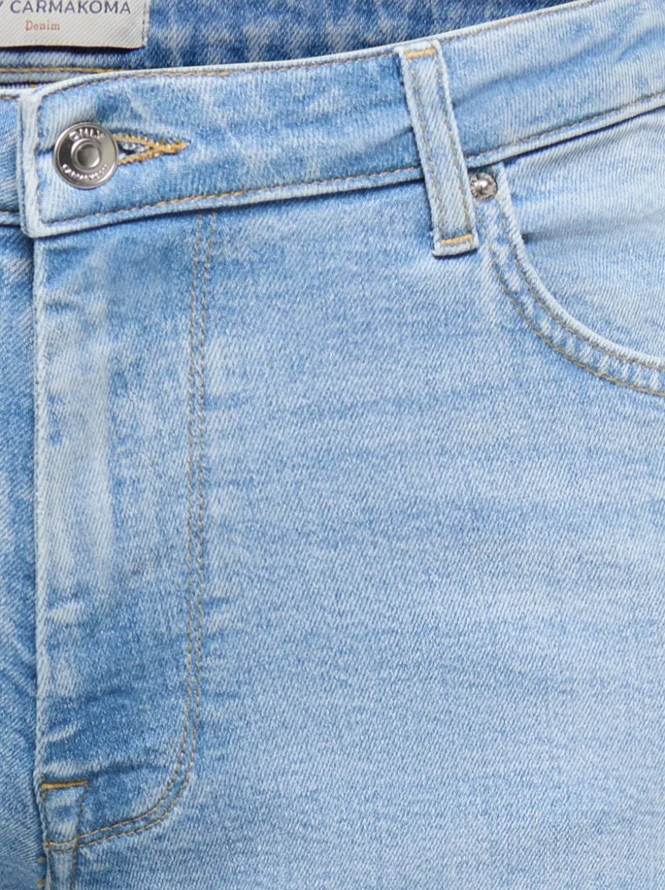 CARJULLES Middels høy midje Wide Leg Fit Jeans