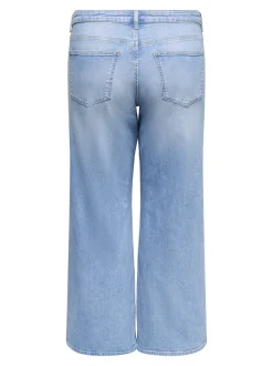 CARJULLES Middels høy midje Wide Leg Fit Jeans