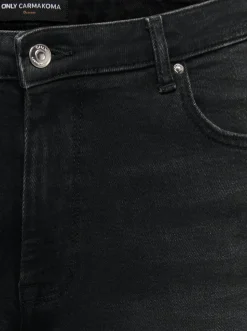 CARJULLES Middels høy midje Wide Leg Fit Jeans